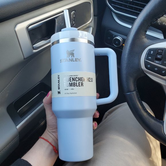 NWT New Release! STANLEY Quencher H2.0 Tumbler - Clean Slate Heather 40oz - Picture 5 of 7